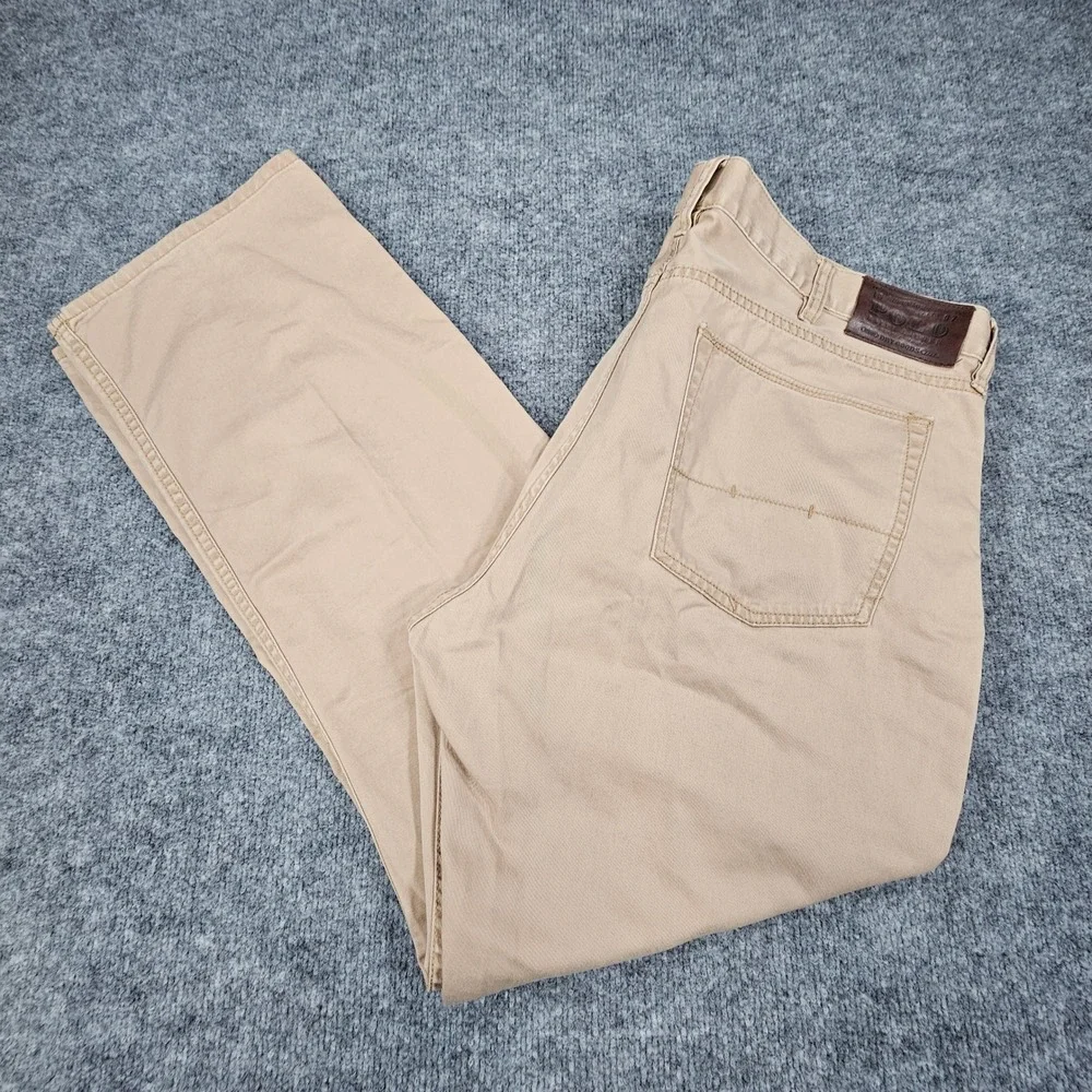 Polo Ralph Lauren 650 Pants Mens 38x30 Khaki Straight Leg 5 Pocket Twill Chino